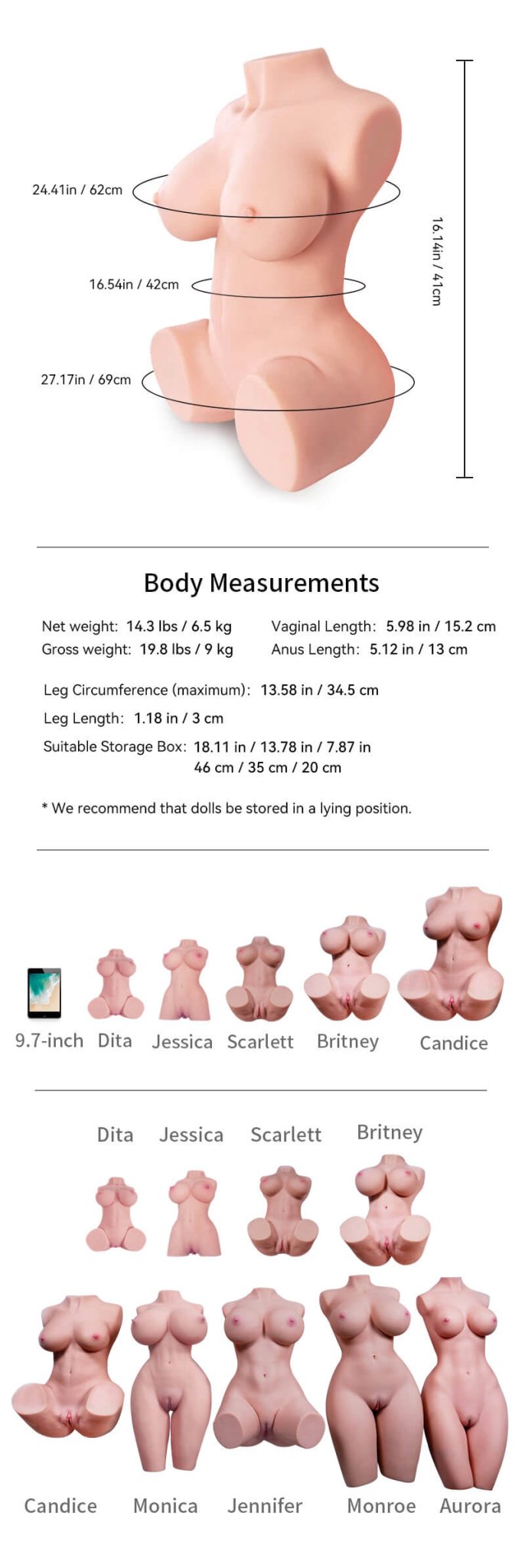 Mini Sex Doll Scarlett - best realistic lifelike sex doll